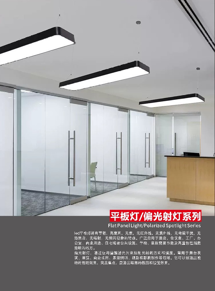 平板灯+偏光射灯系列